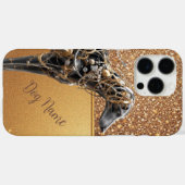 Golden Greyhound Shine Case-Mate iPhone Hülle (Rückseite (Horizontal))