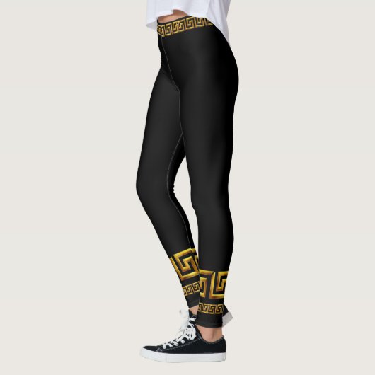 Golden griechisch wichtige athletische Leggings (Links)