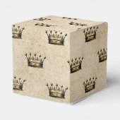 Golden Grunge Regal Crown Geschenkschachtel (Rückseite)