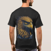 Golden Guardian Eagle T-Shirt (Rückseite)