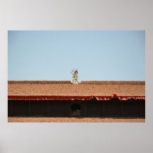 Golden Guardian, Nepal - Reisefotografie Print