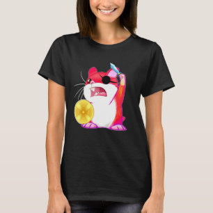 Golden Guineapig Pirate - Schildwachen Hamster T-Shirt