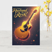 Golden Guitar Ehemann Karte (Gelbe Blume)