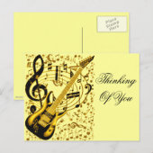 Golden Guitar_ Postkarte (Vorne/Hinten)