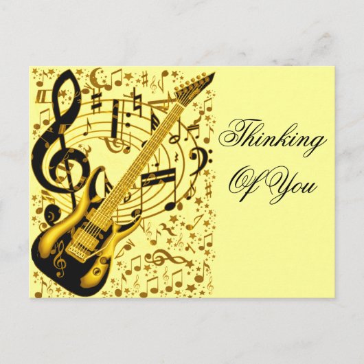 Golden Guitar_ Postkarte (Vorderseite)