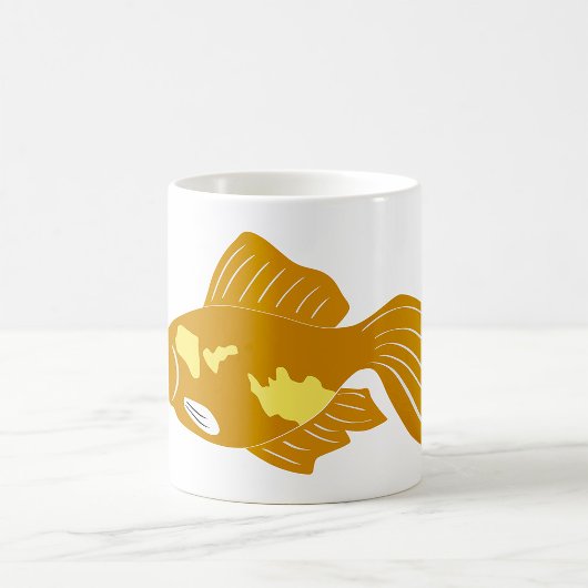 Golden Guppy Fish Niedlich Tropical Aquarium Fisch Kaffeetasse