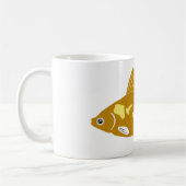 Golden Guppy Fish Niedlich Tropical Aquarium Fisch Kaffeetasse (Links)