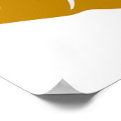 Golden Guppy Fish Niedlich Tropical Aquarium Fisch Poster (Ecke)