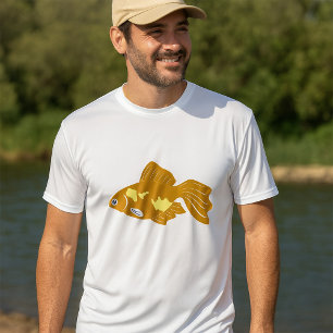 Golden Guppy Fish Niedlich Tropical Aquarium Fisch T-Shirt