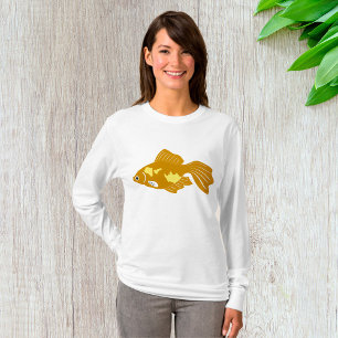 Golden Guppy Fish Niedlich Tropical Aquarium Fisch T-Shirt