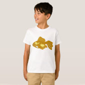 Golden Guppy Fish Niedlich Tropical Aquarium Fisch T-Shirt (Vorne ganz)