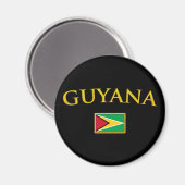 Golden Guyana Magnet (Vorderseite/Rückseite)