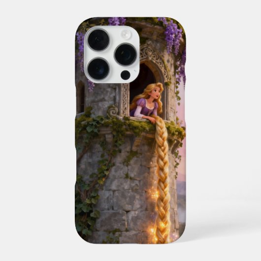 Golden Hair Princess iPhone 16 Case – Fairy Tale G iPhone Hülle (Rückseite)