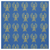 Golden Ham Radio Transmitter Fabric Stoff (Muster)
