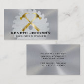 Golden Hammers | Säge | Konstruktion Visitenkarte (Vorne/Hinten)