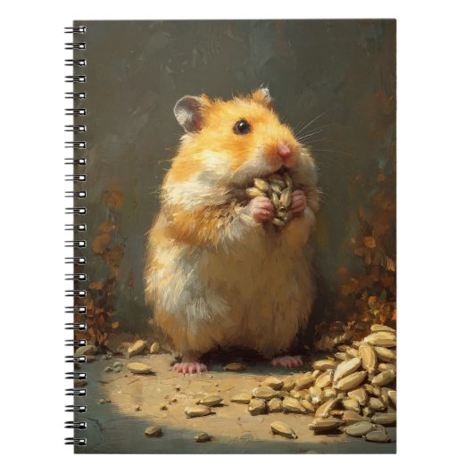 Golden Hamster Notebook Notizblock (Vorderseite)
