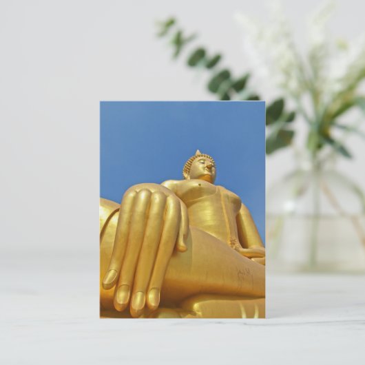 Golden Hand Postkarte (Stehend Vorderseite)