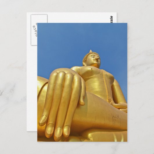 Golden Hand Postkarte (Vorne/Hinten)