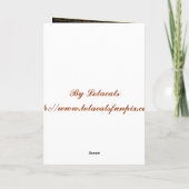 Golden Hanukkah Card Feiertagskarte (Rückseite)