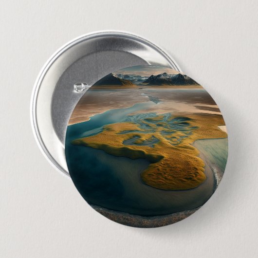 Golden Harmony Button (Vorne & Hinten)