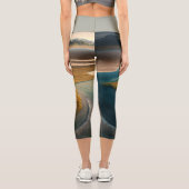 Golden Harmony Capri Leggings (Rückseite)