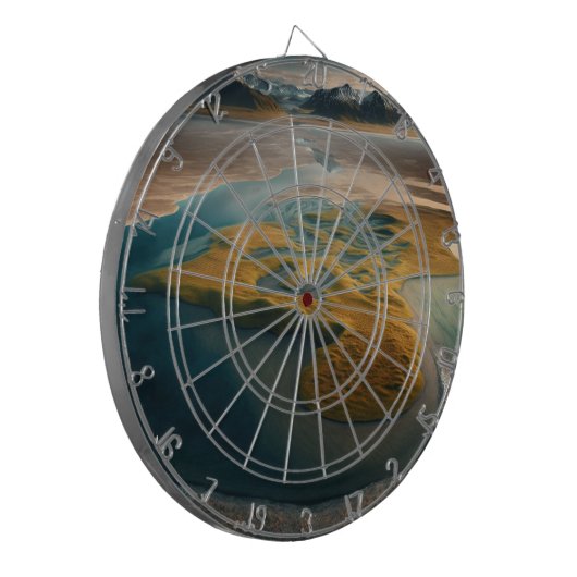 Golden Harmony Dartscheibe (Vorderseite Links)