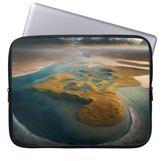 Golden Harmony Laptopschutzhülle (Vorderseite)