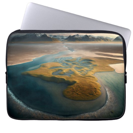 Golden Harmony Laptopschutzhülle (Vorderseite)