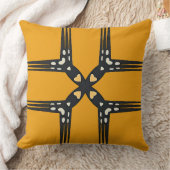 Golden Harmony Throw Cushion Kissen (Decke)