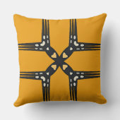 Golden Harmony Throw Cushion Kissen (Rückseite)