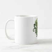 Golden Harp Green Kleeblatts St. Patrick's Day Kaffeetasse (Links)