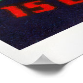 Golden Harp - Matchbox Print - Czech Wall Art Poster (Ecke)