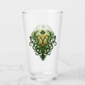 Golden Harp und Green Shamrocksf Glas (Vorderseite)