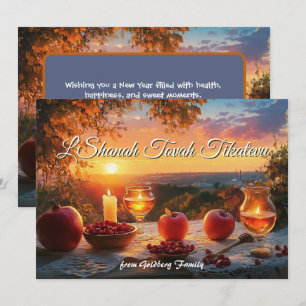 Golden Harvest Blesscard Einladung