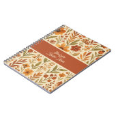 Golden Harvest botanisches Rezept Buch + Name (Linke Seite)