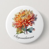 Golden Harvest Chrysanthemum, Brauch Button (Vorderseite)
