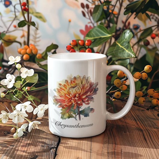 Golden Harvest Chrysanthemum, Brauch Jumbo-Tasse