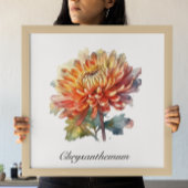 Golden Harvest Chrysanthemum, Brauch Poster