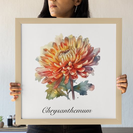 Golden Harvest Chrysanthemum, Brauch Poster