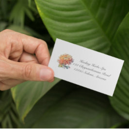 Golden Harvest Chrysanthemum, Brauch Visitenkarte