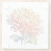 Golden Harvest Chrysanthemum Glasuntersetzer (Rückseite)