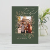 Golden Harvest Erinnerungen Feiertagskarte (Stehend Vorderseite)