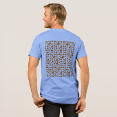 Golden Harvest Harmony — Seamless Thanksgiving Tri-Blend Shirt (Rückseite voll)