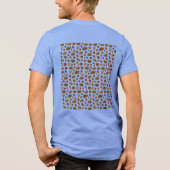 Golden Harvest Harmony — Seamless Thanksgiving Tri-Blend Shirt (Rückseite)