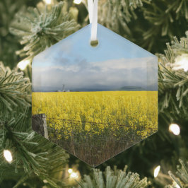 Golden Harvest Ornament Aus Glas