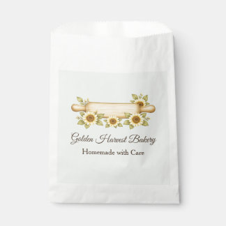 Golden Harvest Rustic Farmhouse Bäckerei Geschenktütchen