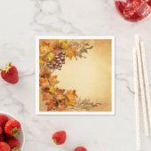 Golden Harvest Schätze: Weinernte Serviette (Beispiel)