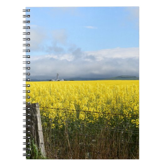 Golden Harvest Spiral Notebook Notizblock (Vorderseite)