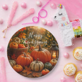 Golden Harvest Thanksgiving  Pappteller (Party)