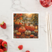Golden Harvest Thanksgiving  Serviette (Beispiel)